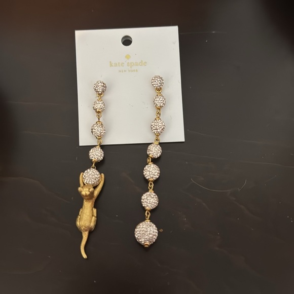 kate spade Jewelry - Kate spade cat statement earrings